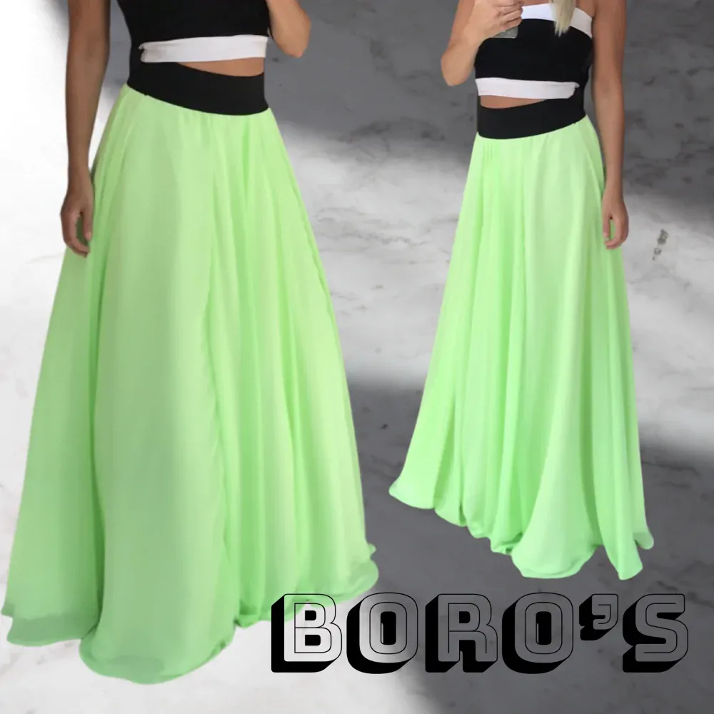 Dlouhá sukně - maxi sukně - BOROS SK-L-GRY 01